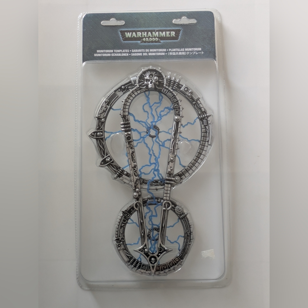 NIB BRAND NEW SEALED Warhammer 40k Munitorum Blast Templates Markers 40-41